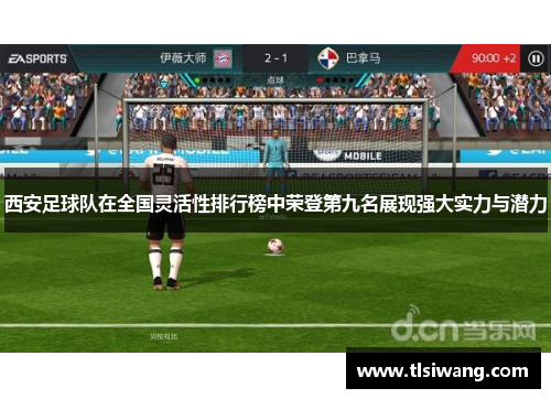 西安足球队在全国灵活性排行榜中荣登第九名展现强大实力与潜力